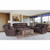 Picture of Brown Leather Rocker Recliner