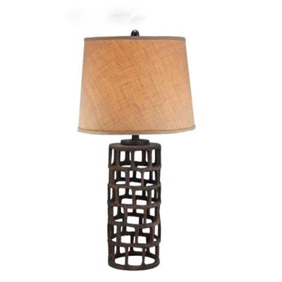 Picture of Industrial Grid 27in Table Lamp