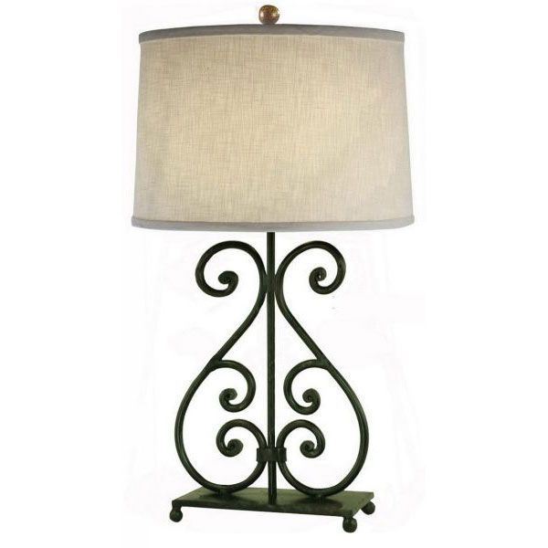 Picture of Scroll Iron On Base Tbl Lamp