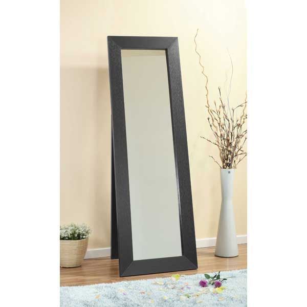 Picture of Leaner Mirror, Black Grain