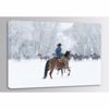 Picture of Snowy Gather 36x24 *D