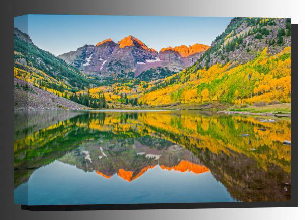 Maroon Bells Lake In Fall 24x36 125-8033450 | C2 Photography | AFW.com