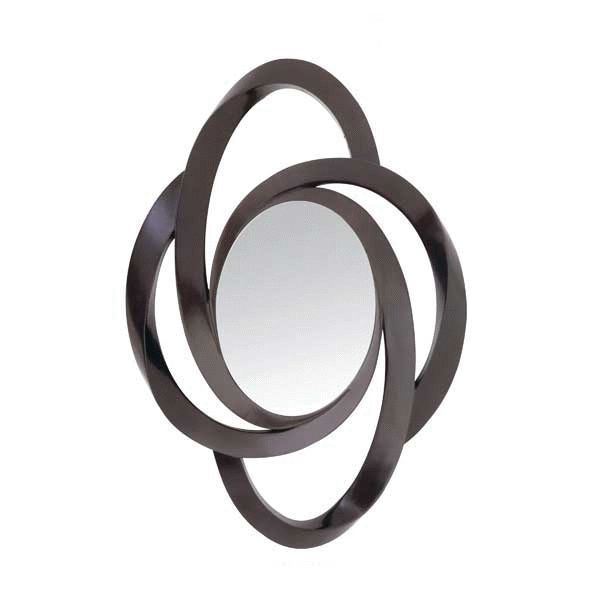 Picture of Wenge Open Swirl Mirror