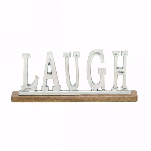 Picture of Aluminum & Wd Laugh Sign