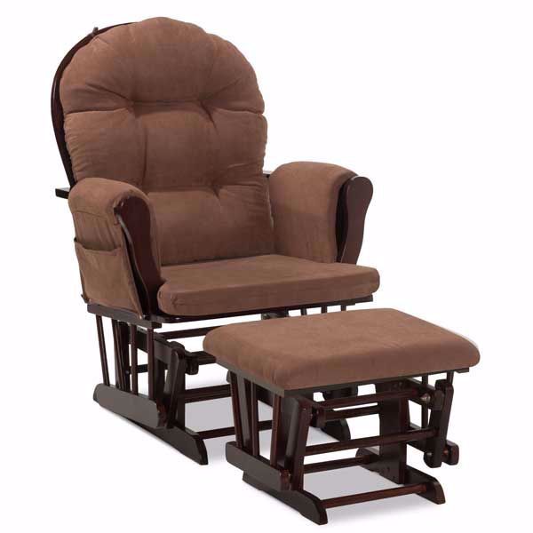 Picture of Brown Glider with Ottoman