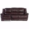 Picture of Leather Reclining Sofa with Drop Table