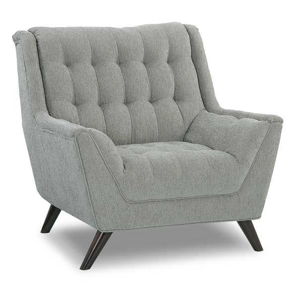 Picture of Retro Gray Tufted Chair