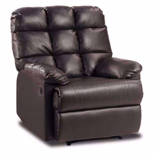 Picture of Brown Bonded Leather Power Recliner