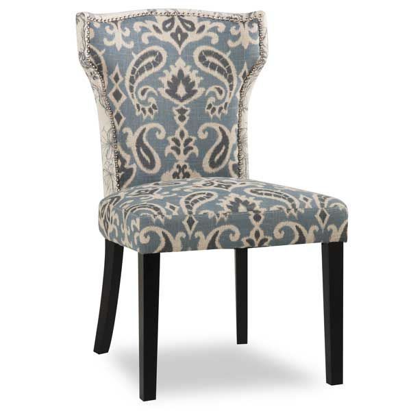 Picture of Jessen Blue Paisley Accent Chair