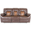 Picture of Two-Tone Brown Reclining Sofa