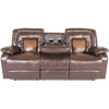 Picture of Two-Tone Brown Reclining Sofa
