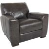 Picture of Dark Grey Italian All Leather Chair
