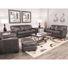 Picture of Dark Grey Italian All Leather Loveseat