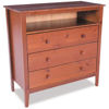 Picture of 3 Drawer TV Stand, Pecan