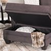 Picture of Flannel Seal Storage Ottoman