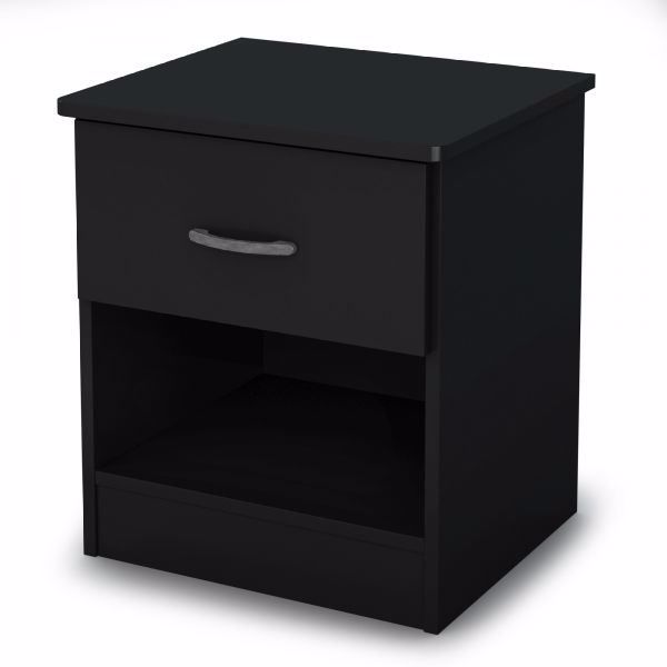 Picture of Libra - 1-Drawer Nightstand, Black *D