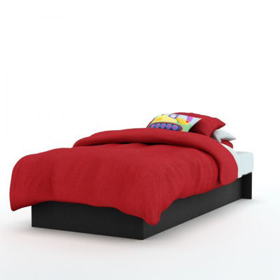 Picture of Libra - Twin Platform Bed, Black *D