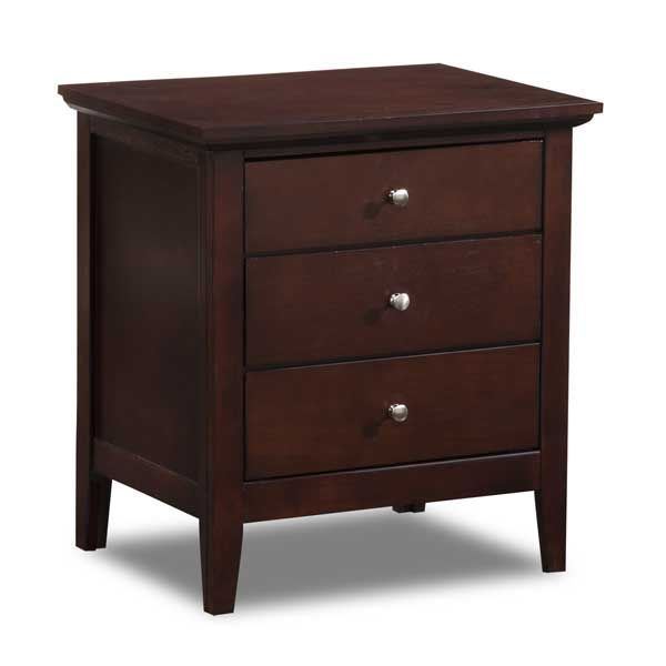 Picture of Whiskey 3 Drawer Nightstand