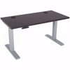 Picture of Power Height Adjustable 24x48 Mocha Top Table