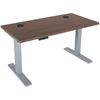 Picture of Power Height Adjustable 24x48 Walnut Top Table