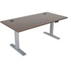 Picture of Power Height Adjustable 30x60 Walnut Top Table