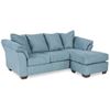 Picture of Blue Reversible Sofa Chaise