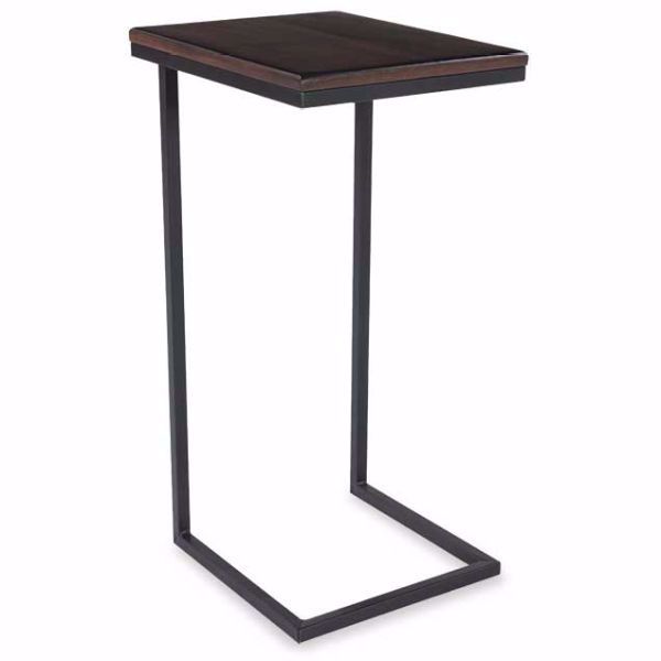 Picture of Metal and Wood Side Table