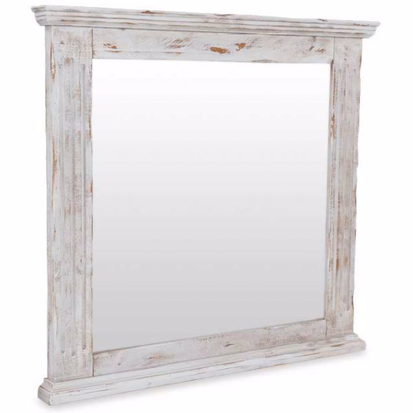 Picture of White Isabella Mirror