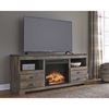 Picture of Trinell Large TV Console with Fireplace