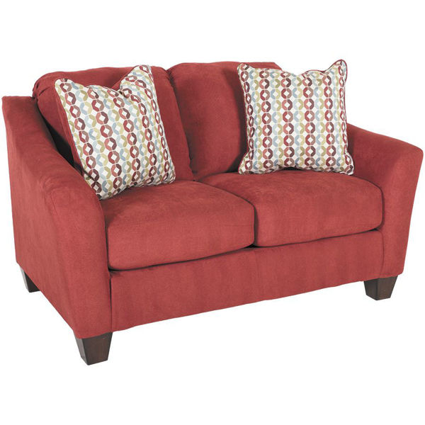 Picture of Hannin Spice Red Loveseat
