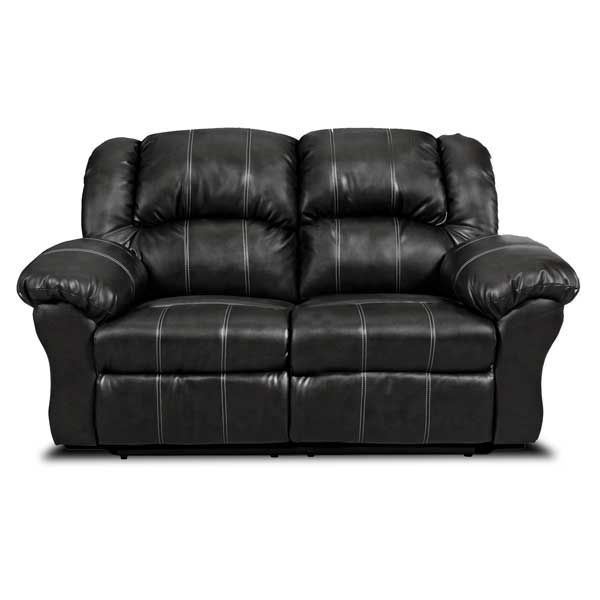 Picture of Black Reclining Loveseat