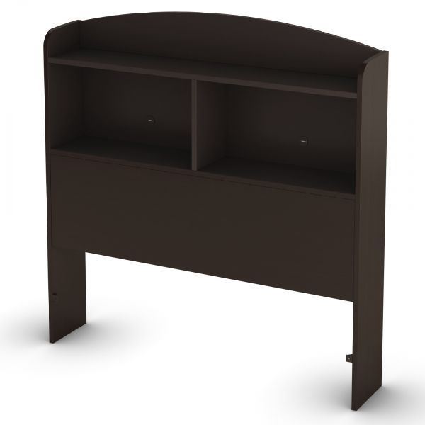 Picture of Logik Twin Bookcase Headboard, Chocolate *D