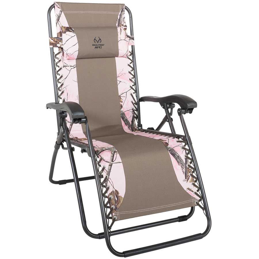 realtree pink camo chair