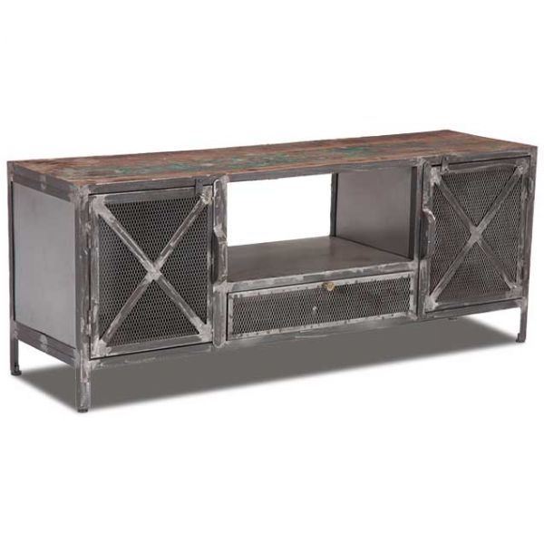 Picture of Vintage Industrial TV Stand