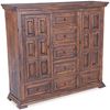 Picture of Pine Isabella 7-Drawer Door Dresser