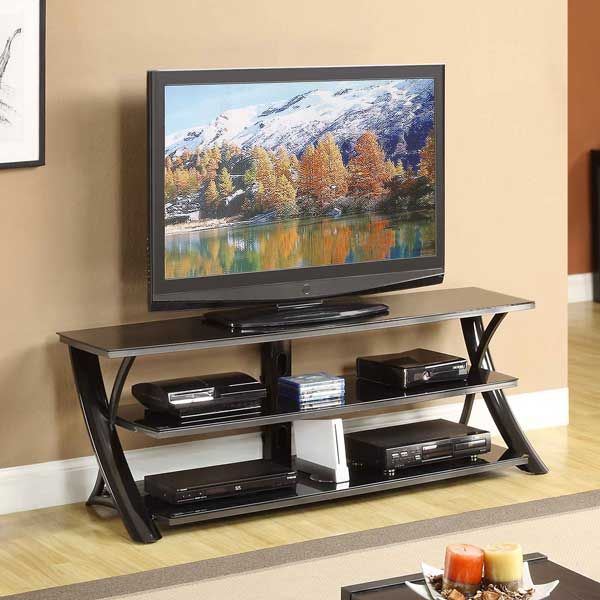 Picture of 65" Glossy Black TV Stand