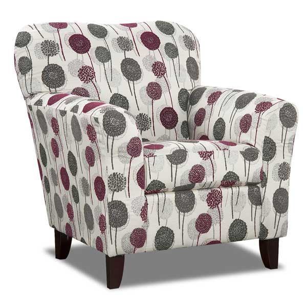 Picture of Wonderland Raspberry Accent Chair