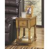 Picture of Breegin Distressed Brown Chairside End Table
