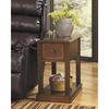 Picture of Breegin Cherry Brown Chairside End Table