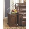 Picture of Laflorn Dark Brown Power Chairside End Table