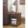 Picture of Laflorn Medium Brown Power Chairside End Table