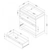 Picture of Reevo - Changing Table w/ Storage, White *D