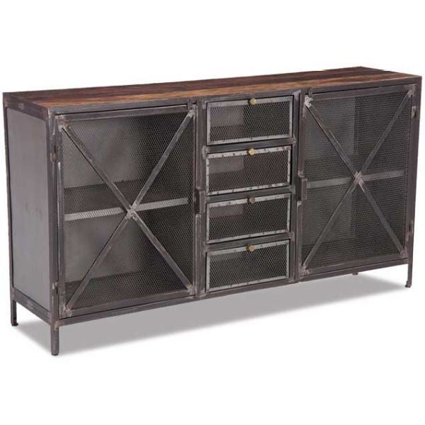 SIEA5401 Vintage Industrial Sideboard by Shivam International