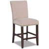 Picture of Cream Chenille 24" Parsons Barstool