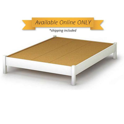 Picture of Step One - Full Platform Bed, White *D