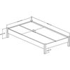 Picture of Step One Twin Platform Bed *D
