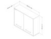 Picture of Karbon Wall Storage Cabinet *D