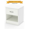 Picture of Libra - 1-Drawer Nightstand, White *D