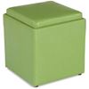 Picture of Blocks Green Storage Ottoman with Tray