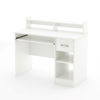 Picture of Axess - Desk with Keyboard Tray, White *D